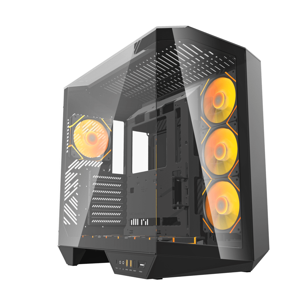 PRE-INSTALLED FOUR ARGB FANS